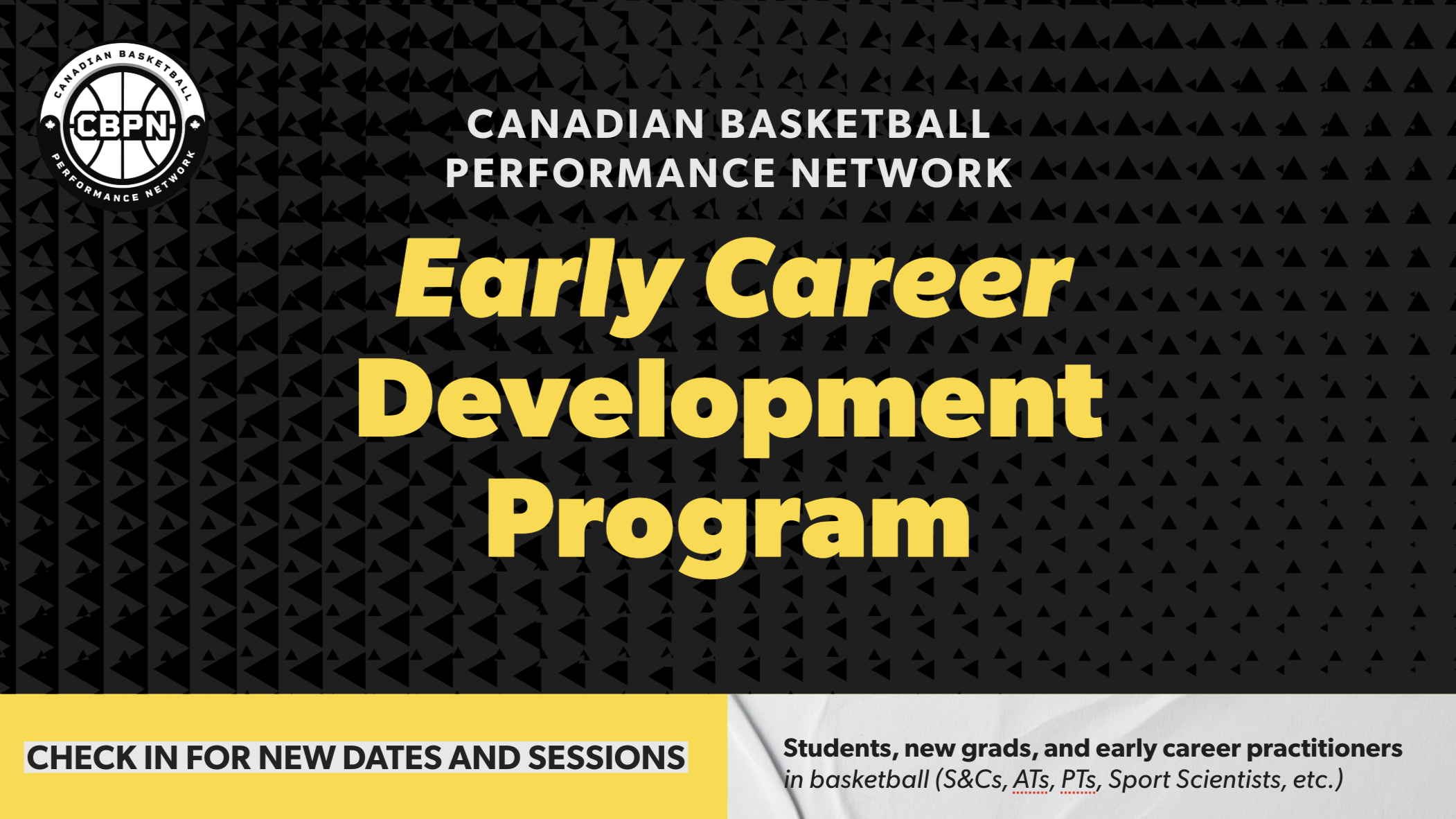 6-week Early career development program ran by the cbpn